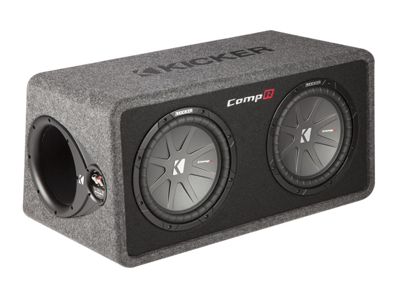 Dual 10" CompR Loaded Subwoofer Box KICKER®
