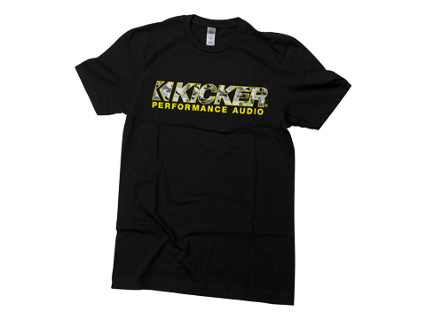 KICKER basic black tee