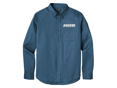 Blue Long Sleeve KICKER Button-down