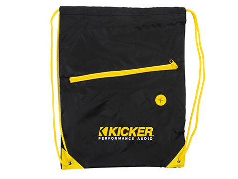 Kicker drawstring bag