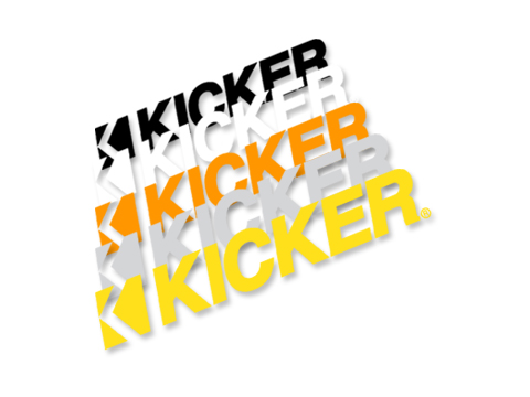 Kicker logo decals