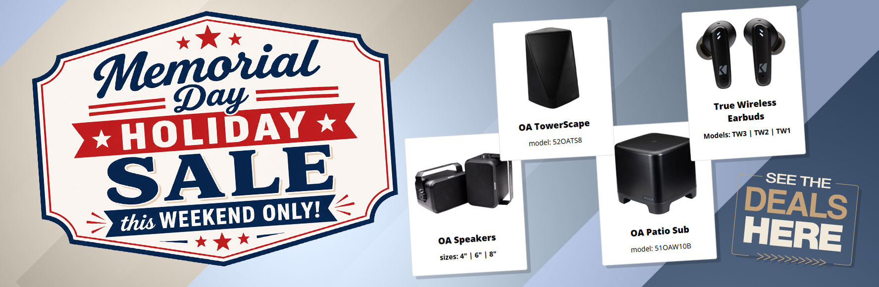 Memorial Day Holiday Deals