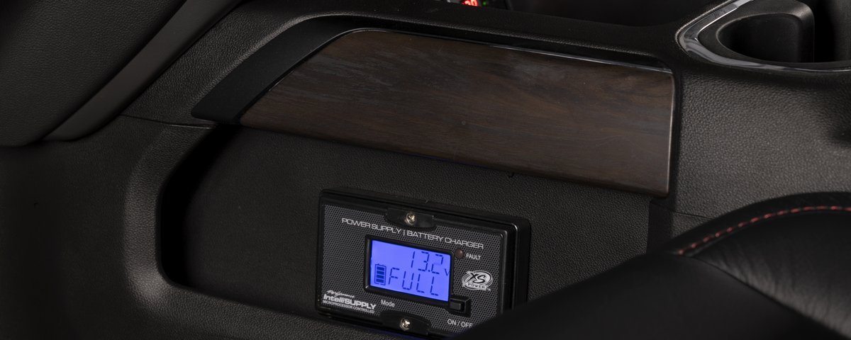 KICKER controller installed in the Sierra center console