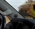 KICKER tweeter installed in the Sierra interior