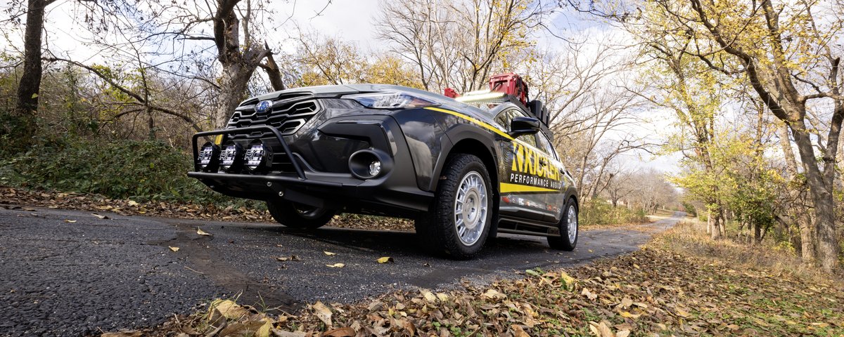 Low front view of the Subaru CrossTrek