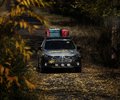 Subaru CrossTrek through foliage
