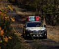 Subaru CrossTrek approaching the camera