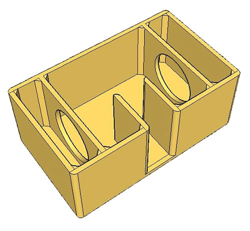 3 Chamber Bandpass Enclosure