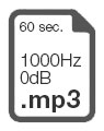 60 sec. 100Hz 0dB MP3