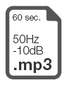 60 sec. 50Hz -10dB MP3