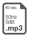 60 sec. 50Hz 0dB MP3