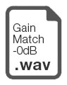 Gain Match -0dB WAV