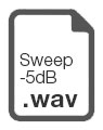 Sweep -5dB WAV