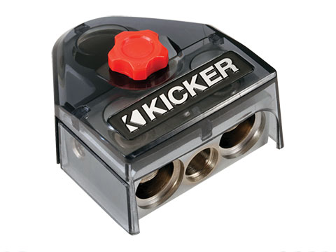 Kicker BT4 Pos/Neg Battery Terminal with Two 1/0-8AWG and One 4-8AWG Output