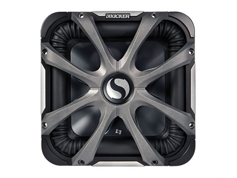 Square Grille on Subwoofer front