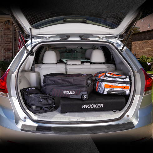 10 inch down firing subwoofer box