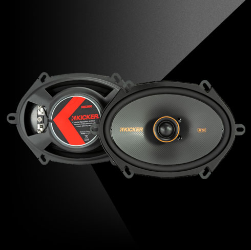 KICKER 300W 6" x 8" KS Series 2-Way Coaxial Car Stereo Speakers44KSC6804