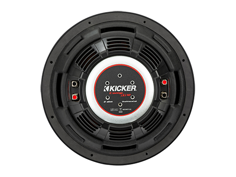 Kicker 43CWRT122 12" 1000W DVC 2-Ohm Car Audio Subwoofer Shallow-mount 
