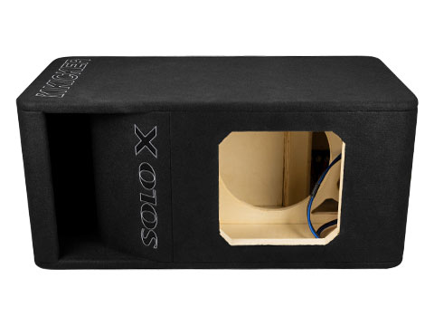 Single 12” SoloX L7X Unloaded Enclosure front