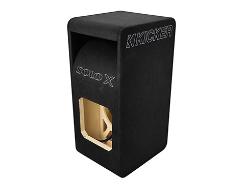 Single 12” SoloX L7X Unloaded Enclosure side