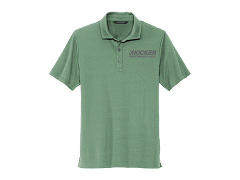 green kicker polo front