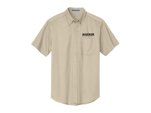 Button-down front