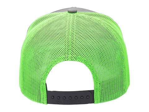 green_kicker_performance_audio_mesh_snapback_hat back