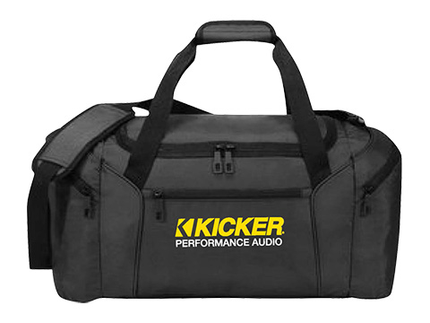 kicker duffel bag front