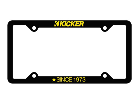 car tag frame front