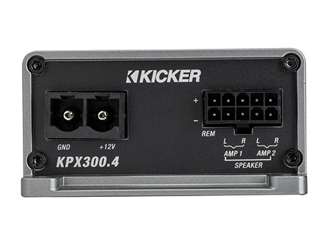 KPX 300.4 Amp left end panel