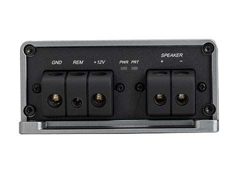 KPX 500.1 Amp left end panel