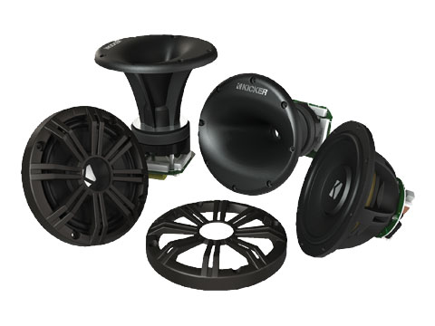 KMT67 marine component tower speaker system
